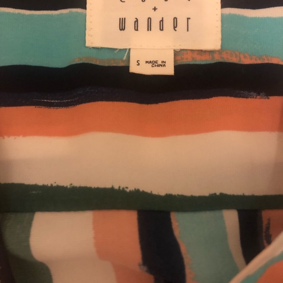 Worn once! Striped dress with belt. Perfect and easy dress for summer, EUC - Picture 2 of 3